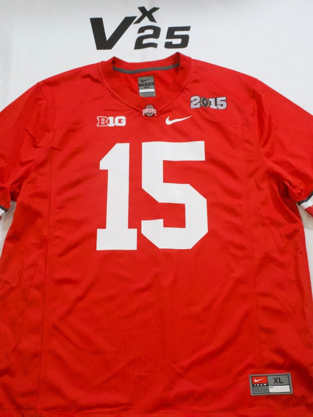 New Men's Nike Ezekiel Elliott Ohio State 2015 National Championship Jersey XL